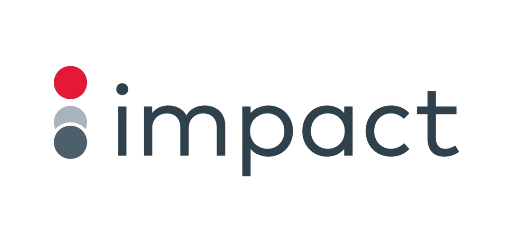 The logo for Impact affiliate network